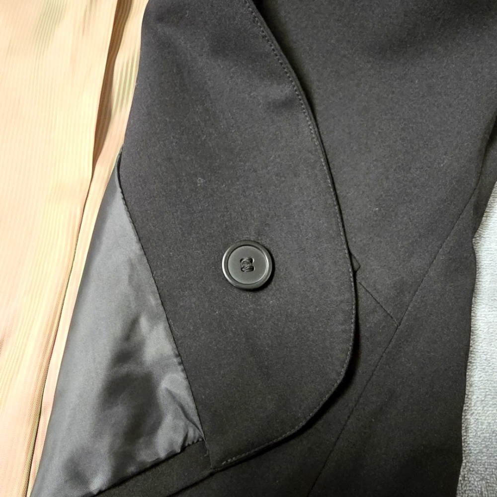 Apostrophe Black Womens Blazer Size 6 Office Siren Corpcore Business Professiona - Picture 7 of 13